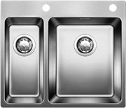 Мойка Бланко Andano 340/180-IF/A чаша справа, клапан-автомат нержавеющая сталь фото в Новосибирске Мойка Blanco Andano 340/180-IF/A чаша справа, клапан-автомат нержавеющая сталь фото в Новосибирске