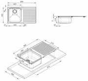 Мойка Смег LTS901S-2 фото 2 в Новосибирске Мойка Smeg LTS901S-2 фото 2 в Новосибирске