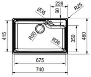 Мойка Franke BCX 610-74 TL сталь фото 2 в Новосибирске