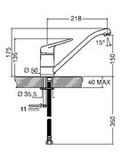 Смеситель Smeg MF11CR2 фото 2 в Новосибирске