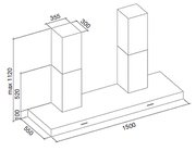 Вытяжка Falmec Horizon 150 ix (2x800) фото 3 в Новосибирске