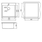 Мойка Грауде QSS 50.0 серый фото 3 в Новосибирске Мойка Graude QSS 50.0 серый фото 3 в Новосибирске