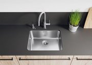 Мойка Blanco Solis 500-U нержавеющая сталь полированная клапан-автомат InFino 526122 фото 4 в Новосибирске