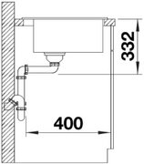 Мойка BLANCO NAYA 5 Silgranit кофе фото 4 в Новосибирске Мойка BLANCO NAYA 5 Silgranit кофе фото 4 в Новосибирске