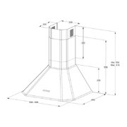 Купольная вытяжка Korting KHC 6839 RB фото 3 в Новосибирске
