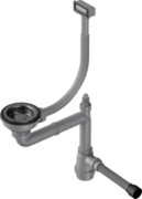 Арматура для одночашевых моек с декоративной решеткой Omoikiri WK-1-GM фото в Новосибирске