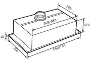 Встраиваемая вытяжка Teka GFH 55 STAINLESS STEEL фото 2 в Новосибирске