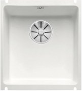 Мойка Бланко SUBLINE 375-U керамика отводная арматура InFino® матовый белый фото в Новосибирске Мойка Blanco SUBLINE 375-U керамика отводная арматура InFino® матовый белый фото в Новосибирске