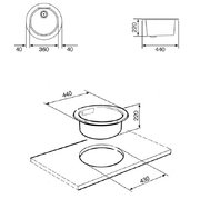 Мойка Smeg LS50P фото 2 в Новосибирске