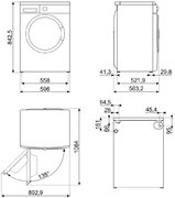 Стиральная машина Smeg WM3T84RU фото 4 в Новосибирске