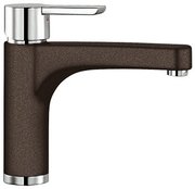 Смеситель Бланко Pylos chrome/Silgranit кофе фото в Новосибирске Смеситель Blanco Pylos chrome/Silgranit кофе фото в Новосибирске