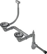 Арматура для полуторачашевых моек с прямоугольным переливом Omoikiri WK-1.5-IN фото в Новосибирске