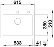 Мойка BLANCO PALONA 6 глянцевая магнолия, клапан-автомат фото 4 в Новосибирске Мойка BLANCO PALONA 6 глянцевая магнолия, клапан-автомат фото 4 в Новосибирске
