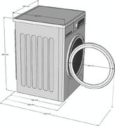 Стирально-сушильная машина Korting KWD 60DS12106 фото 3 в Новосибирске
