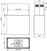 Вытяжка Falmec LAGUNA IS STEEL 90 BLACK фото 4 в Новосибирске
