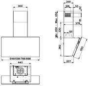 Вытяжка Faber DAISY EG6 LED BK A80 фото 4 в Новосибирске