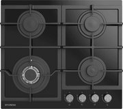 Газовая варочная панель Hyundai HHG 6436 BG Газовая варочная панель Hyundai HHG 6436 BG