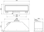 Встраиваемая вытяжка Smeg KSG8P4MB фото 3 в Новосибирске