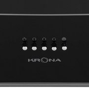 Вытяжка KRONA INGA 600 inox/black push button фото 4 в Новосибирске