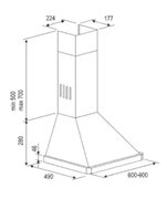 Вытяжка Kuppersberg Amphora 90 X 4PB фото 2 в Новосибирске