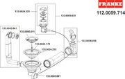 Донный клапан Франке 112.0059.714 фото 2 в Новосибирске Донный клапан Franke 112.0059.714 фото 2 в Новосибирске