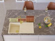 Мойка Омойкири YASUGATA 86-BL фото 3 в Новосибирске Мойка Omoikiri YASUGATA 86-BL фото 3 в Новосибирске