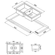 Мойка Smeg LQ862 фото 2 в Новосибирске
