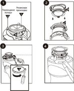 Измельчитель пищевых отходов Haier HDM-1155S фото 4 в Новосибирске