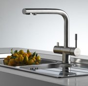 Смеситель Franke Atlas Clear Water нержавеющая сталь фото 3 в Новосибирске