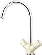 Смеситель Бланко Amona chrome/silgranit антрацит фото 2 в Новосибирске Смеситель Blanco Amona chrome/silgranit антрацит фото 2 в Новосибирске