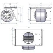 Мотор для встраиваемого вытяжного модуля Ilve A/407/04 фото в Новосибирске