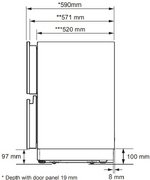 Встраиваемый под столешницу конвертируемый холодильник Signature Kitchen Suite SKSUD2402E фото 4 в Новосибирске
