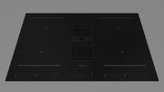 Варочная панель с встроенной вытяжкой Fulgor Milano FCLHD 8041 HID TS BK2 фото 2 в Новосибирске