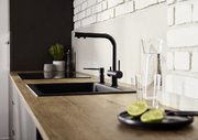 Смеситель Бланко FONTAS-S II 526235 Silgranit черный фото 4 в Новосибирске Смеситель Blanco FONTAS-S II 526235 Silgranit черный фото 4 в Новосибирске