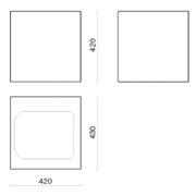 Вытяжка Falmec Rubik 43 (450) (с системой E.ion) ECP black фото 3 в Новосибирске