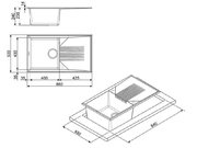 Мойка Смег LSEQ861P фото 2 в Новосибирске Мойка Smeg LSEQ861P фото 2 в Новосибирске