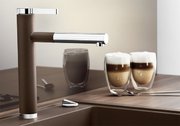 Смеситель Бланко Linee-S Silgranit антрацит фото 3 в Новосибирске Смеситель Blanco Linee-S Silgranit антрацит фото 3 в Новосибирске