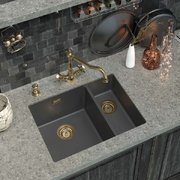 Мойка Омойкири Kata 55-2-U-BL фото 4 в Новосибирске Мойка Omoikiri Kata 55-2-U-BL фото 4 в Новосибирске