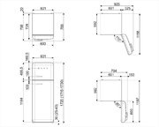 Холодильник Smeg FAB30RBE3 фото 2 в Новосибирске