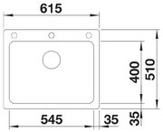 Мойка BLANCO NAYA 6 Silgranit кофе фото 2 в Новосибирске Мойка BLANCO NAYA 6 Silgranit кофе фото 2 в Новосибирске