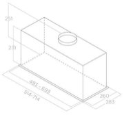 Встраиваемая вытяжка Elica FOLD GR/A/72 фото 4 в Новосибирске