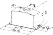 Встраиваемая вытяжка Franke Box Plus FBI 547 XS NP фото 4 в Новосибирске