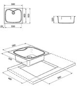 Мойка Смег LSE58P фото 2 в Новосибирске Мойка Smeg LSE58P фото 2 в Новосибирске