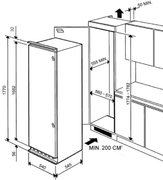 Встраиваемый холодильник Smeg LB30AFNF фото 4 в Новосибирске