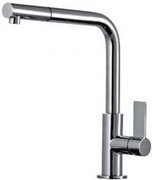 Смеситель Franke Neptune Style выдвижной шланг хром