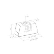Встраиваемая вытяжка Pando PRO/52 INOX V.850 SEC фото 2 в Новосибирске