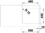 Мойка BLANCO SOLIS 450-IF нержавеющая сталь фото 4 в Новосибирске