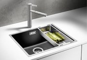 Мойка Бланко Subline 500-IF SteelFrame антрацит фото 2 в Новосибирске Мойка Blanco Subline 500-IF SteelFrame антрацит фото 2 в Новосибирске