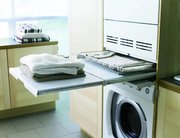 Выдвижная полка с корзиной для белья Аско HDB115 W фото в Новосибирске Выдвижная полка с корзиной для белья Asko HDB115 W фото в Новосибирске