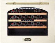 Встраиваемый винный шкаф Lofra ZBRBI24M/O CANTINA 24 AVORIO OTTONE